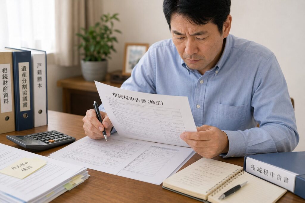 申告後に財産の漏れが発覚したら｜修正申告の手続き