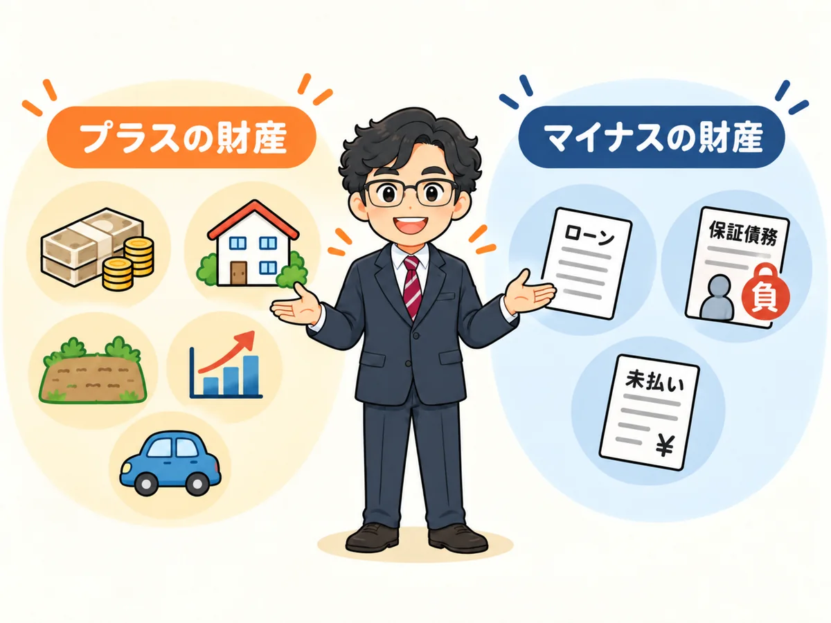 プラスの財産とマイナスの財産